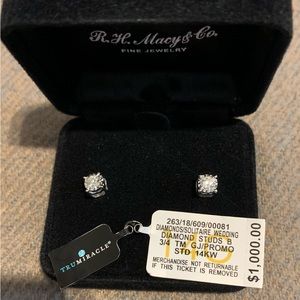 Diamond Stud Earrings